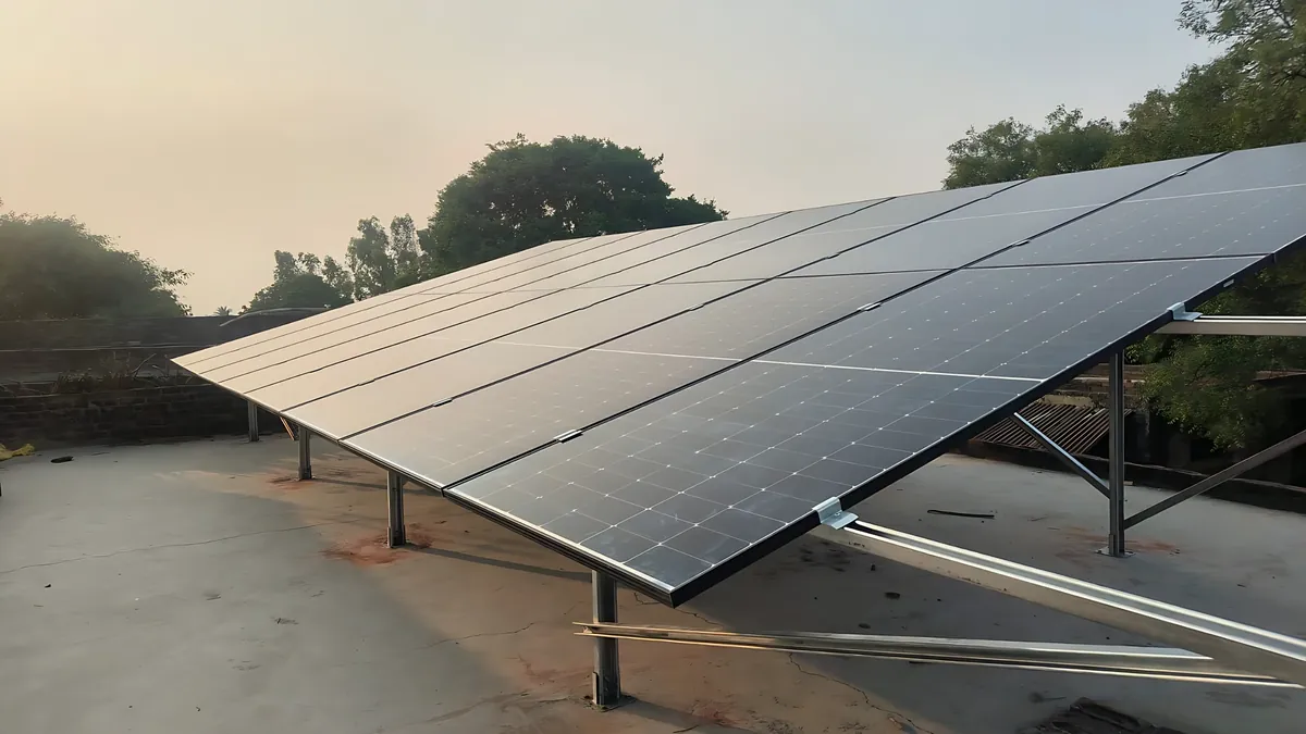 Village Home Rooftop – Kasganj, 10 kW